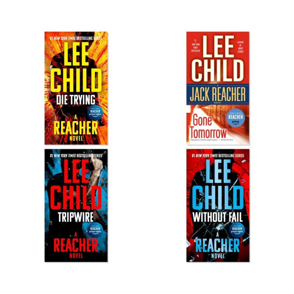 Jack Reacher Action Pack 4-Book Complete Bundle Set by Lee Child